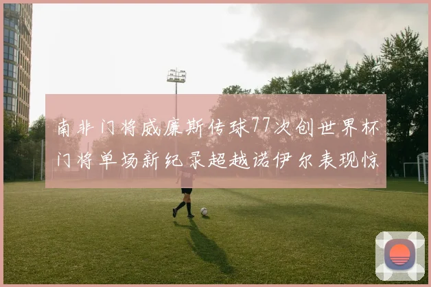 南非门将威廉斯传球77次创世界杯门将单场新纪录超越诺伊尔表现惊艳